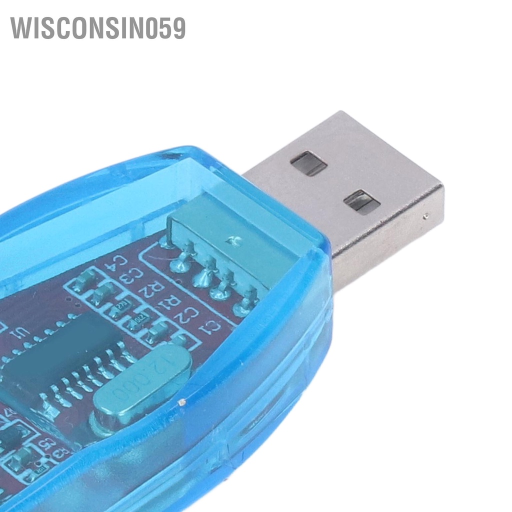 Wisconsin059 USB to RS485 Converter With TVS Transient Suppression Protection Signal Indicator for Windows