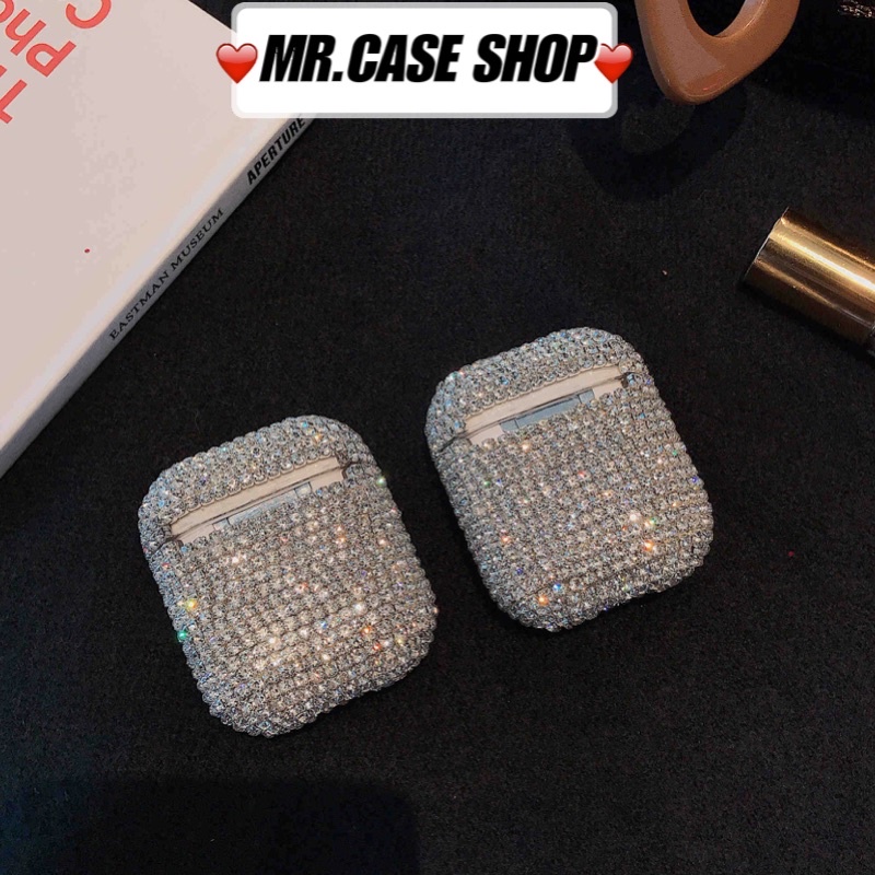 Case Airpod 1/2 Pro Vỏ Ốp Đựng Tai NgheĐính Full Đá Siêu Lấp Lánh - Mr.Case Airpods