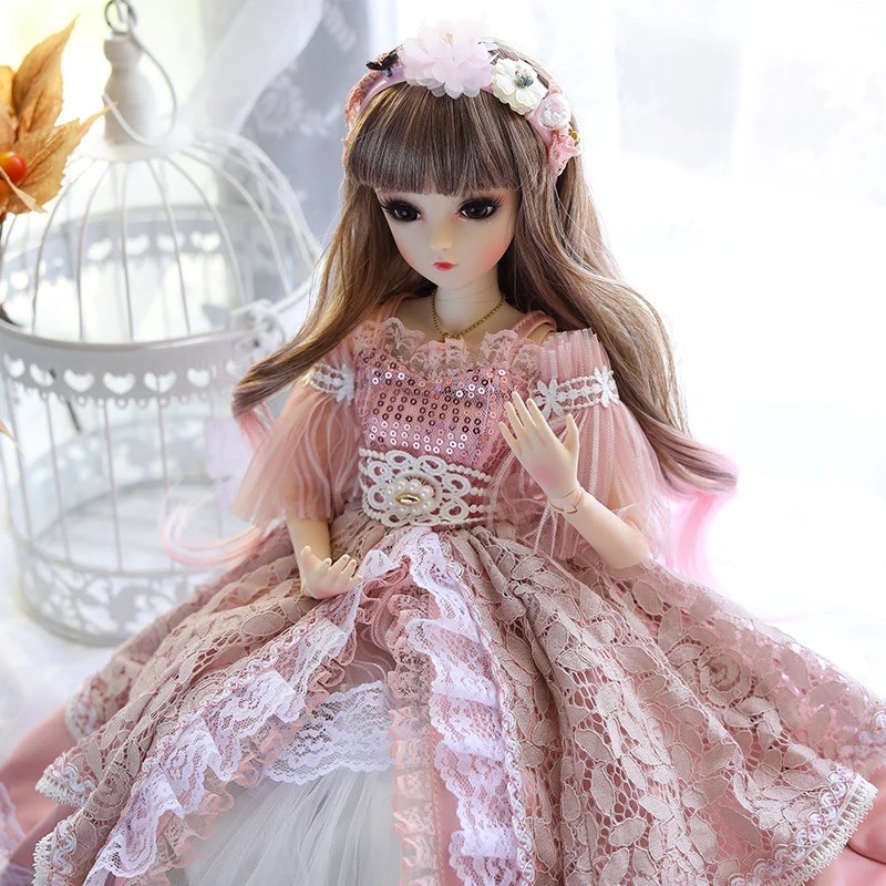 [Có Sẵn] Búp Bê Doris 1/3 FU Thay Được Mắt và Tóc - Giá Sỉ