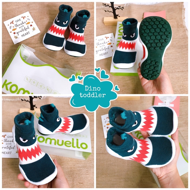 (3-5 TUỔI)MADE IN KOREA GIÀY TẤT CHO BÉ CƯNG BABY SHARK