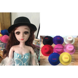 Nón cho bjd 1/3, 1/4, 1/6,1/8 nhiều màu