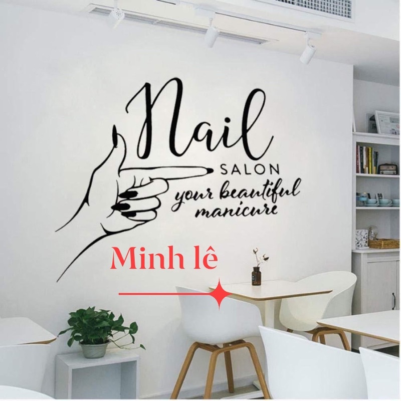 tranh dán nail