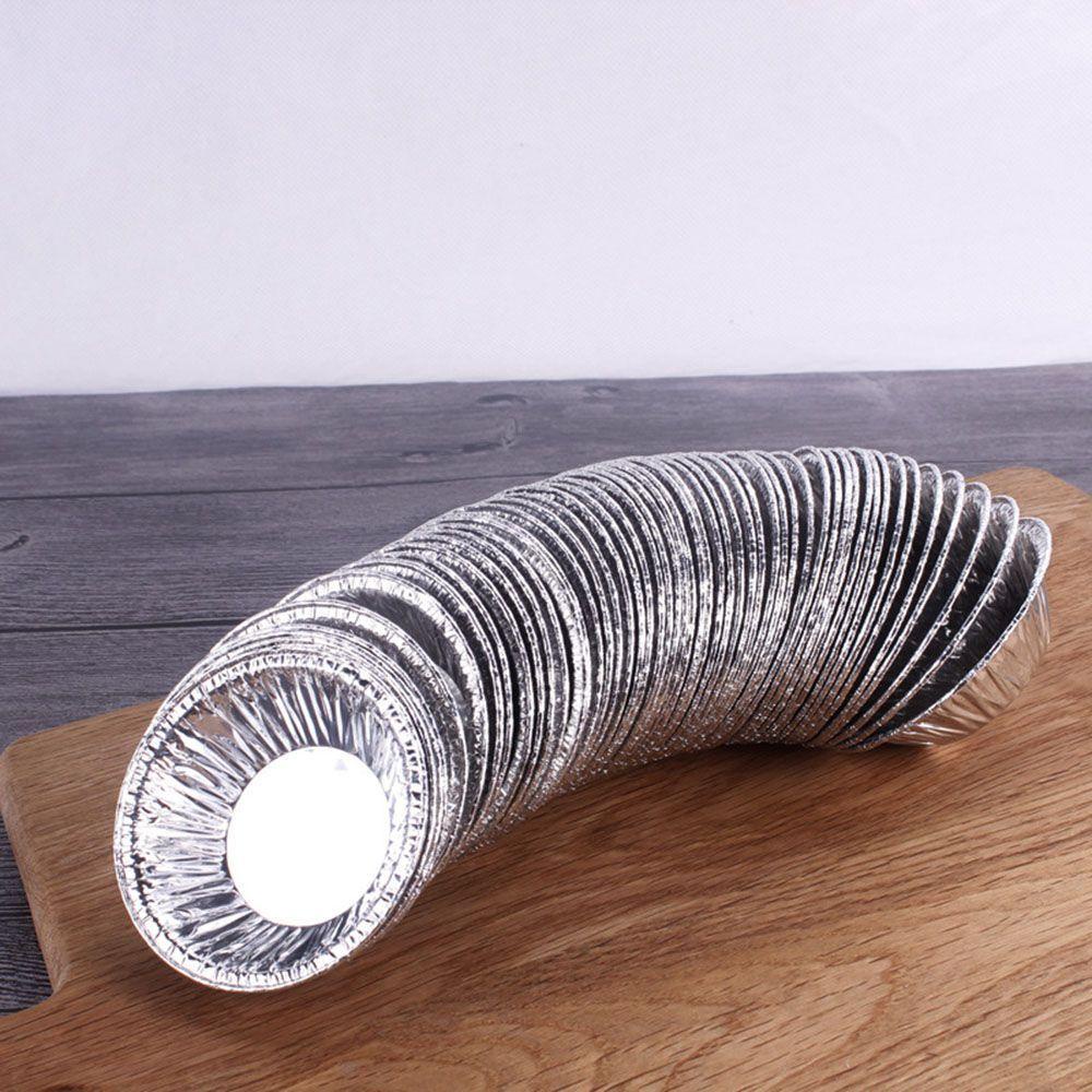 AUGUSTINA Set 250 Khuôn Giấy Nhôm Làm Bánh Tart Trứng Hữu Ích