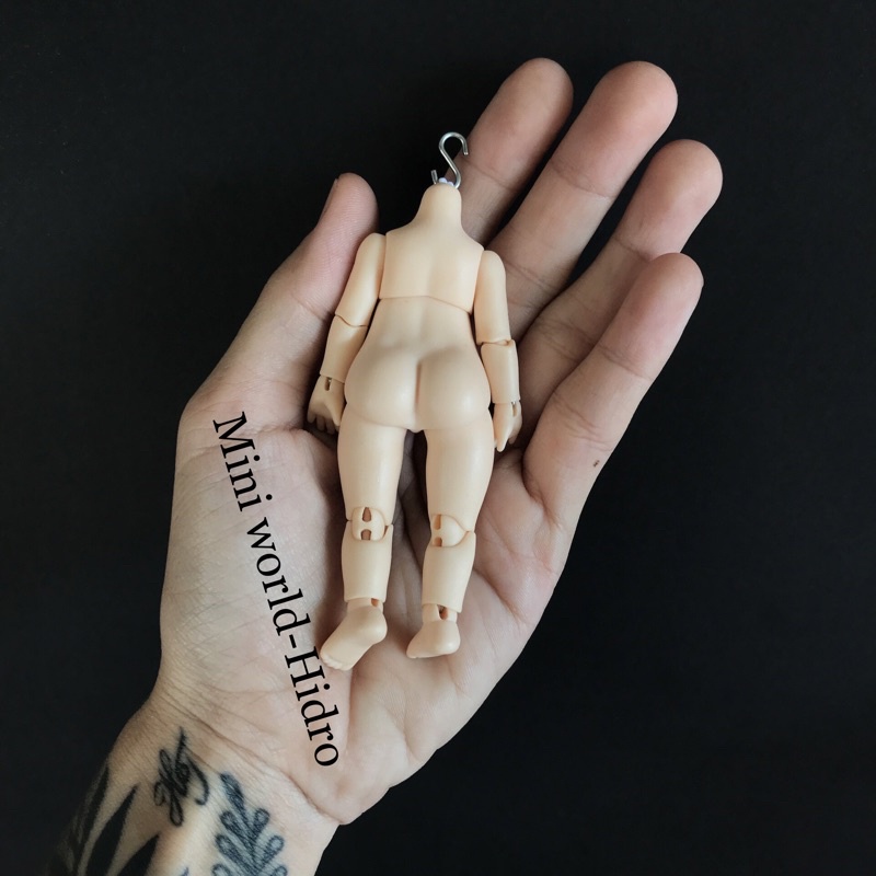 [Hàng có sẵn] Búp bê Head KK HandMade body ob11 kèm wig váy dép