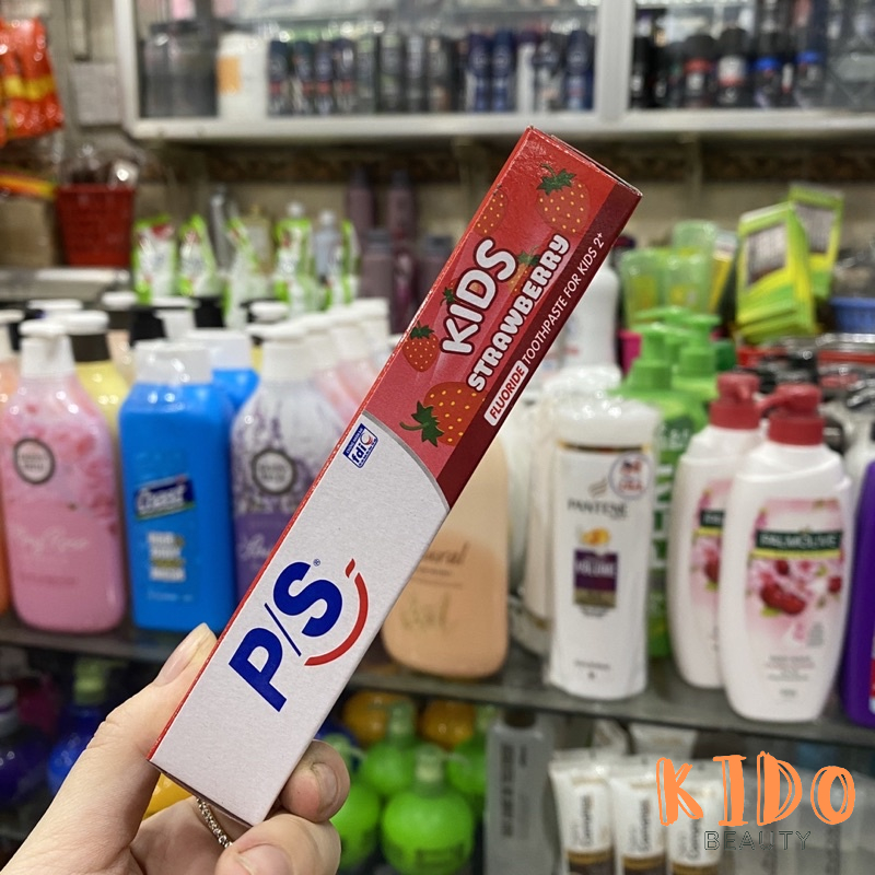 Kem Đánh Răng Cho Bé Trên 2 Tuổi P/S Bé Ngoan Hương Dâu Thơm Mát 35g | KĐR trẻ em PS