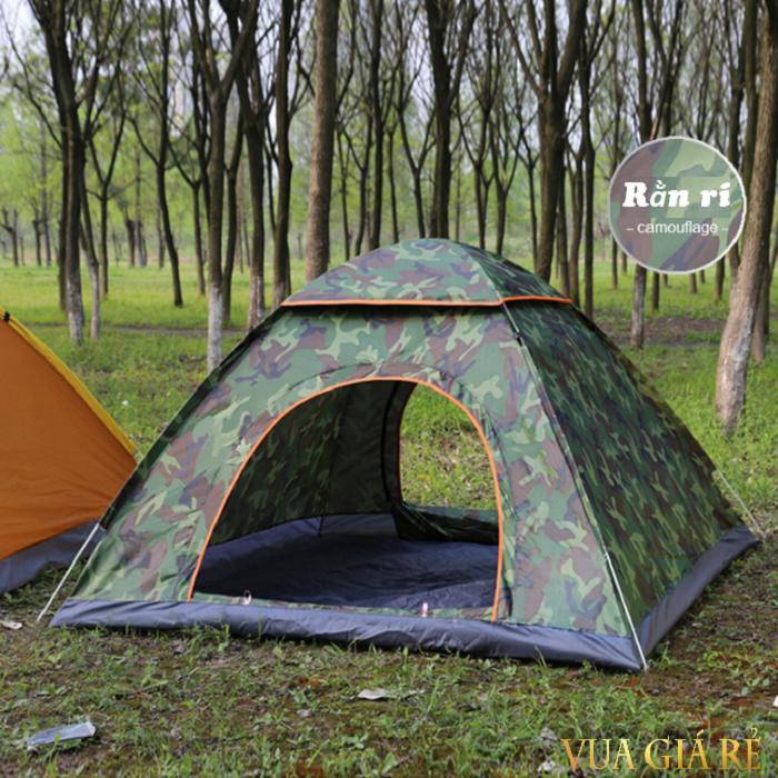 Lều cắm trại du lịch tự bung 1_2 cửa mẫu mới kích thước lớn
