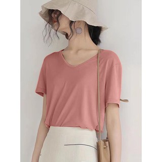 [SẴN] [ẢNH THẬT+VIDEO] Áo Phông Trơn Basic Nhiều Màu Hot Hit OH49