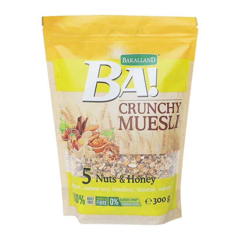 Ngũ cốc dinh dưỡng Bakalland 300g - Hỗn hợp Hạt và Chocolate  - Date 12/2023