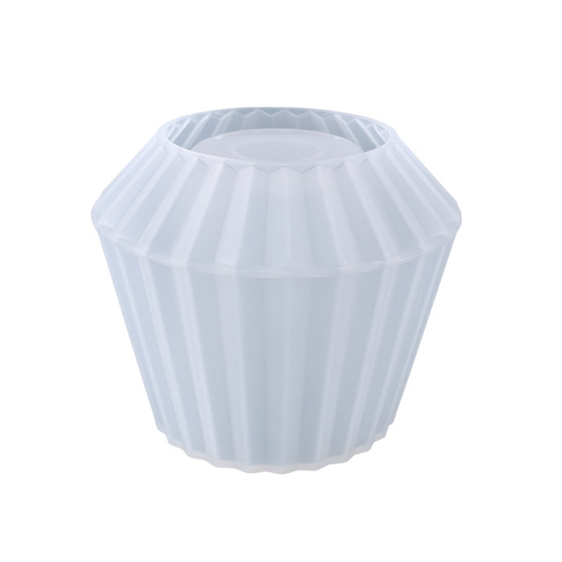 Khuôn Silicone Làm Hộp Đựng Bút Bằng Epoxy Resin Màu Trắng Ấm Để Bàn DIY