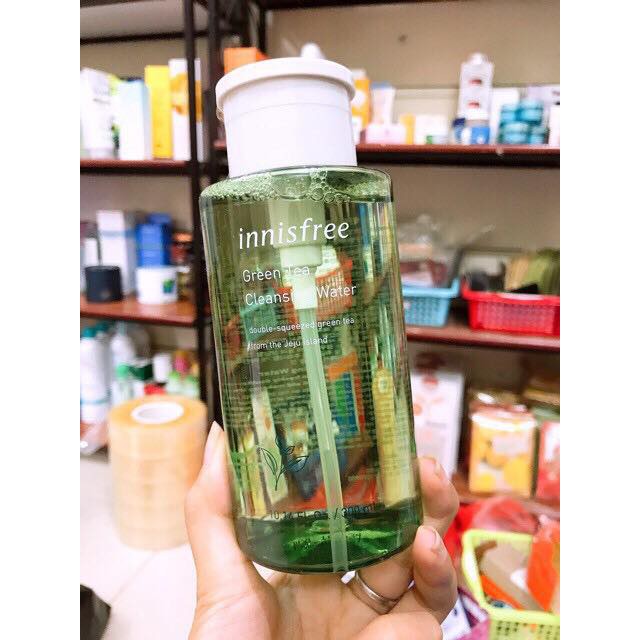 NƯỚC TẨY TRANG TRÀ XANH INNISFREE GREEN TEA CLEANSING WATER.