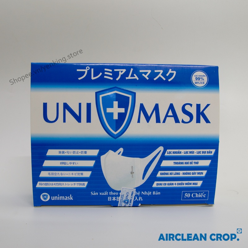Khẩu Trang 3d Uni Mask Chính hãng kháng khuẩn thumbnail