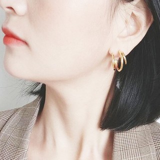 Bông Tai Nữ Cá Tính Titan Ko Đen TT 2588