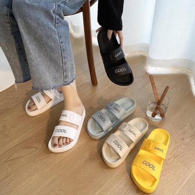 Dép đế bánh mì quai 2 khóa D2A - 5 cm