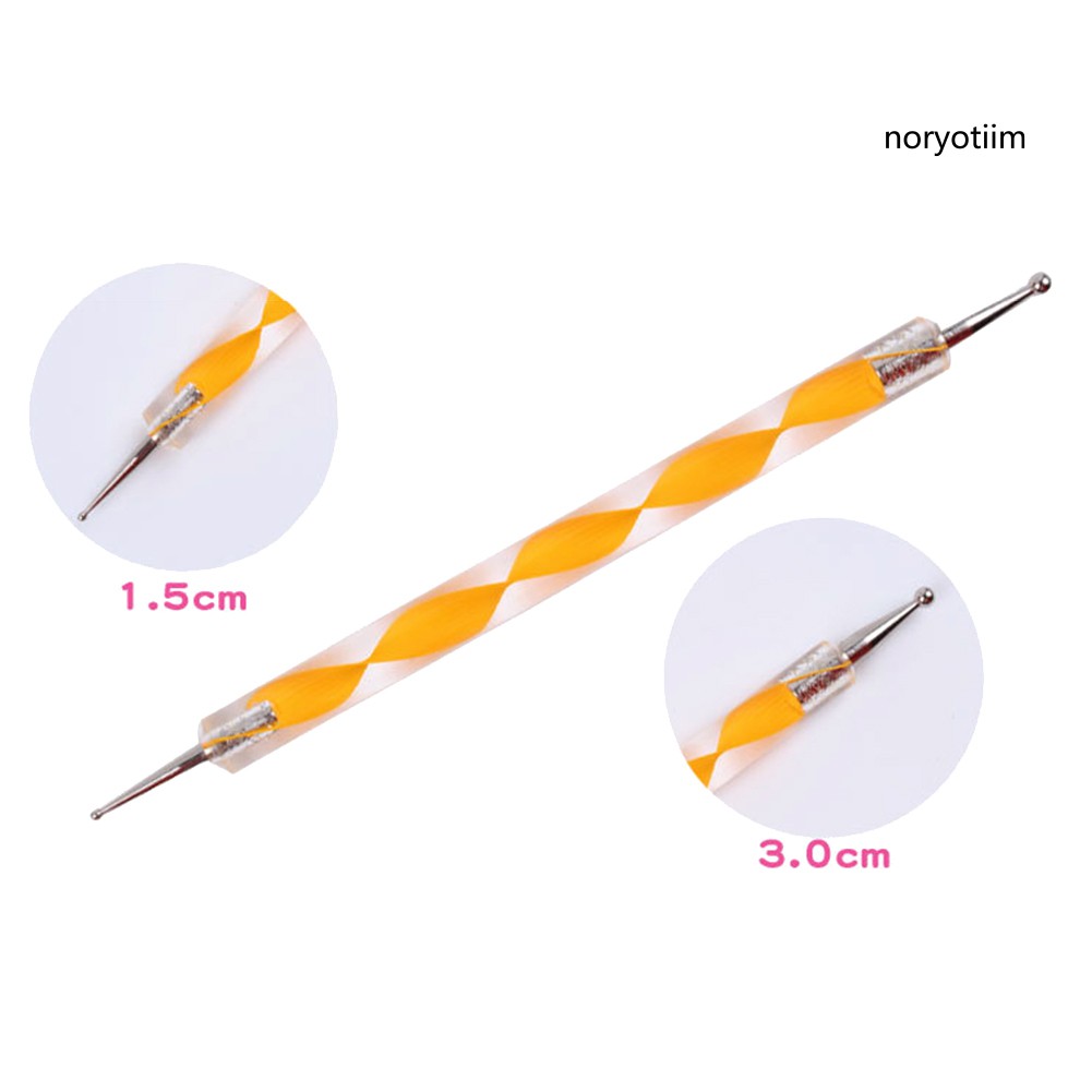 Bộ 5 bút vẽ họa tiết chấm bi hai đầu dành cho trang trí móng tay nghệ thuật