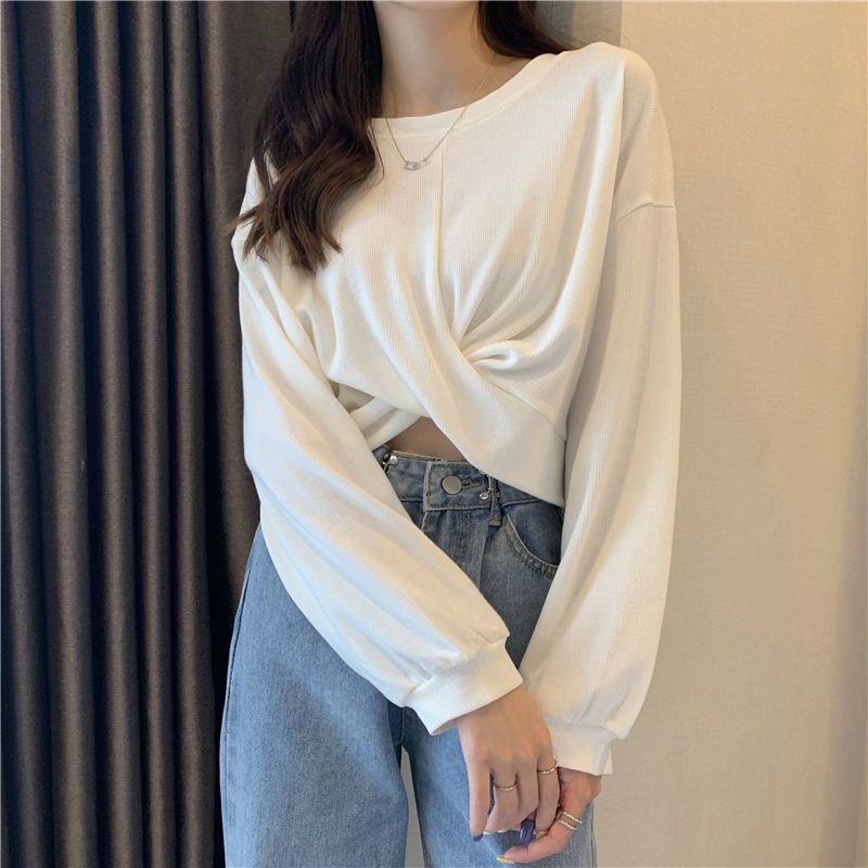 Áo Thun Tay Dài Vạt Chéo JL-TX-595