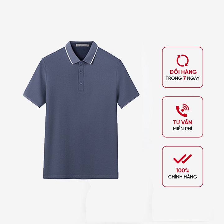 Áo POLO nam màu xám vải cá sấu Cotton xuất xịn, chuẩn form trẻ trung, thanh lịch - Trady Fashion | BigBuy360 - bigbuy360.vn