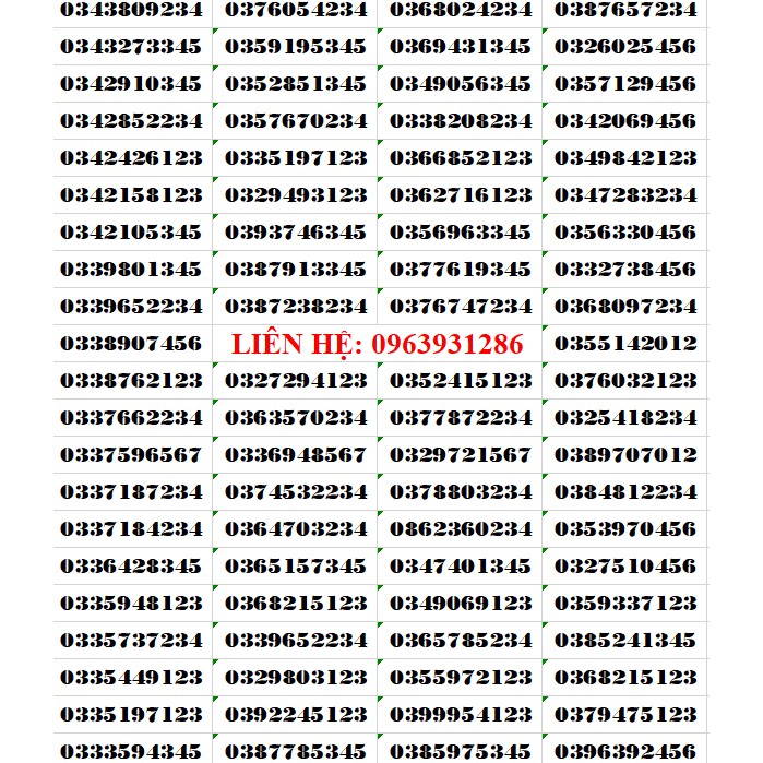 SIM SỐ TIẾN 123, 234, 456