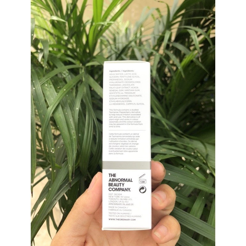 [AUTH] TINH CHẤT TẨY TẾ BÀO CHẾT THE ORDINARY LACTIC ACID 5% + HA ( 30ML ) | BigBuy360 - bigbuy360.vn