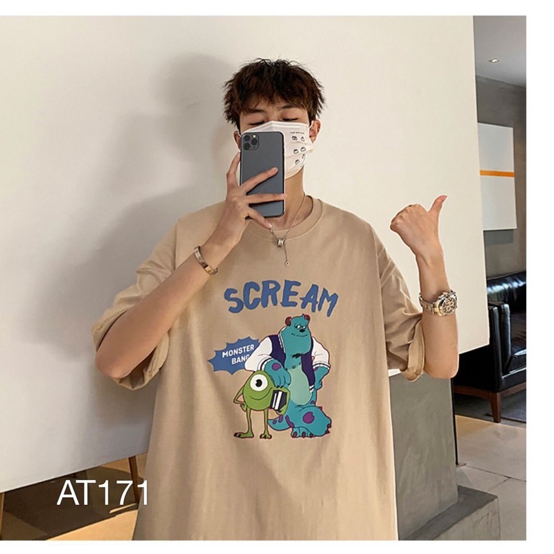 Áo thun nam nữ VN CLO in hình scream - AT171