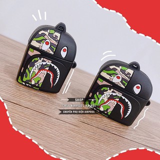 Combo Ốp Iphone + Ốp Airpods Balo Bape
