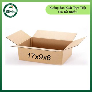 17x9x6 Hộp carton đóng hàng Olivin G18