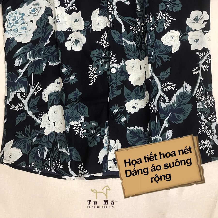 Áo sơ mi họa tiết nam ngắn tay 💝 FREESHIP 💝 áo sơ mi form rộng chất mát thích hợp cho đi làm, đi chơi | BigBuy360 - bigbuy360.vn