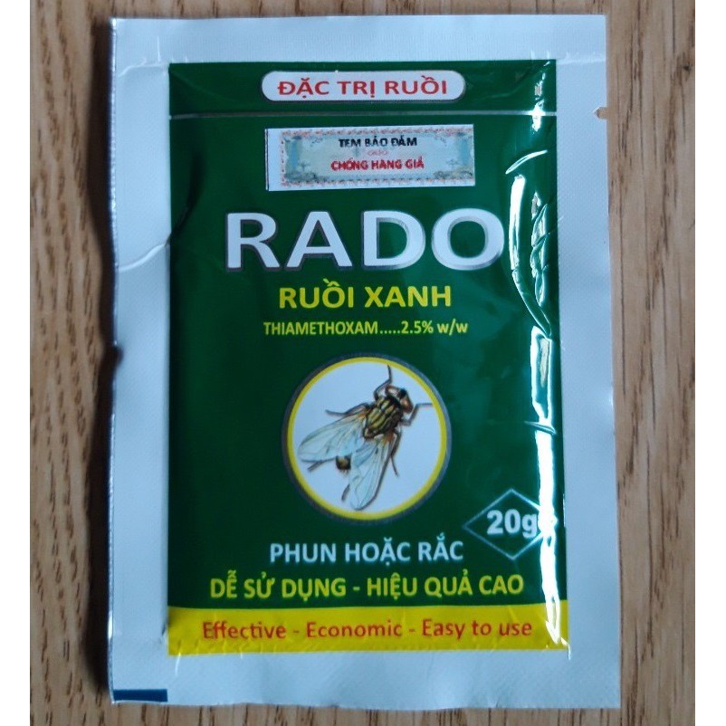 Thuốc diệt ruồi xanh rado ( combo 3 gói )