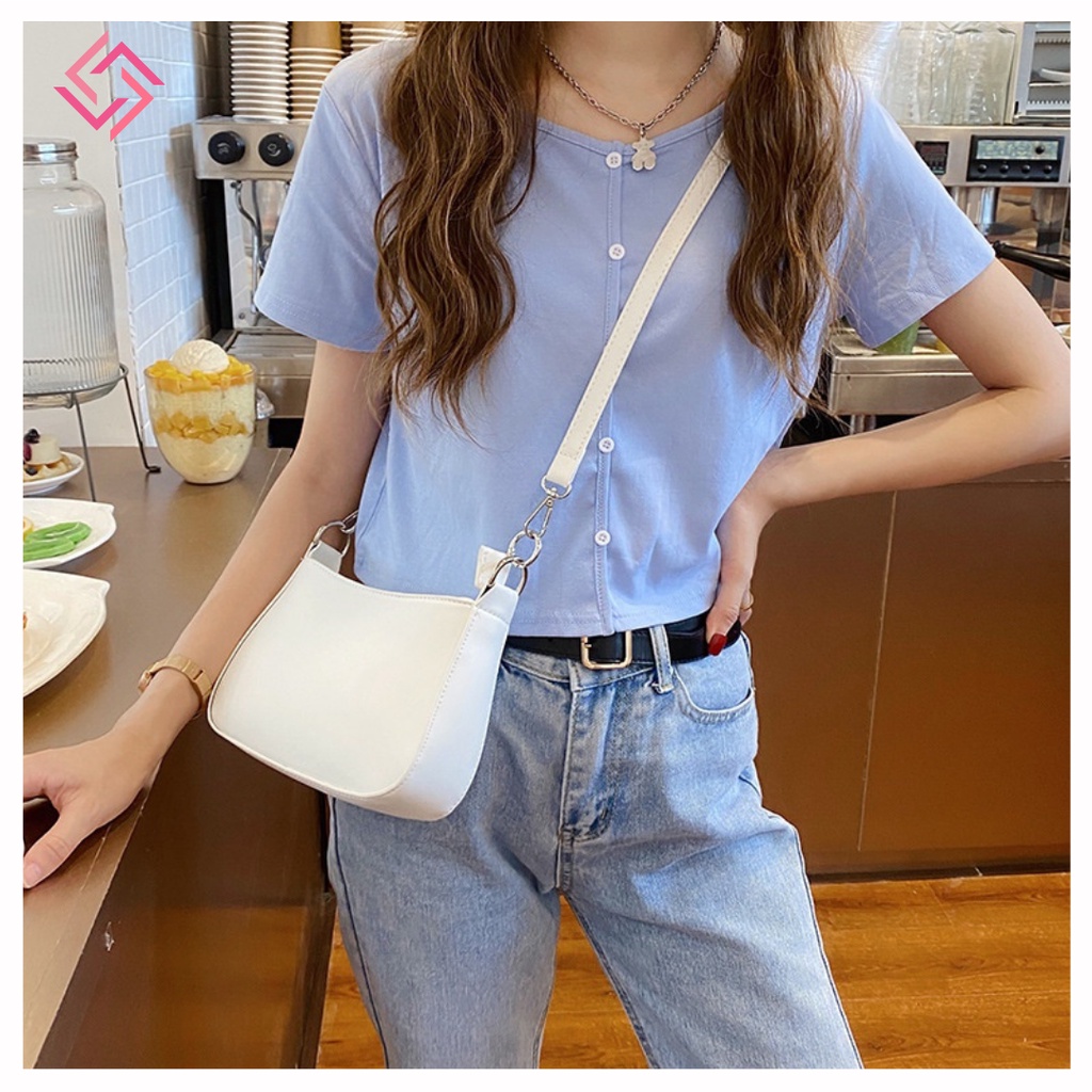 Túi xách nữ đẹp da pu phong cách hàn quốc đeo chéo đeo vai đi chơi giá rẻ LUCIA STORE TXN35