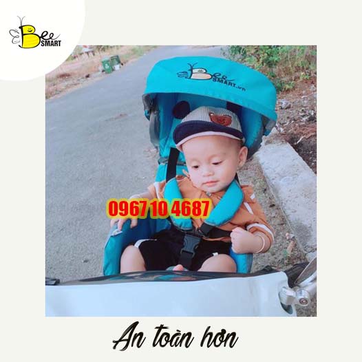 Ghế Ngồi Xe Máy Thông Minh cho bé Beesmart X1