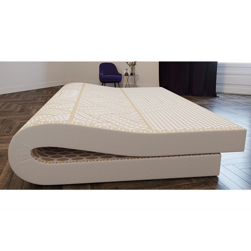 Đệm Cao Su Kim Cương 5 ZONE ALOELUX,kháng cháy