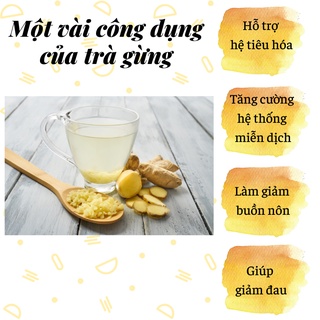 Trà gừng túi lọc SAVO (20 gói x 2g)