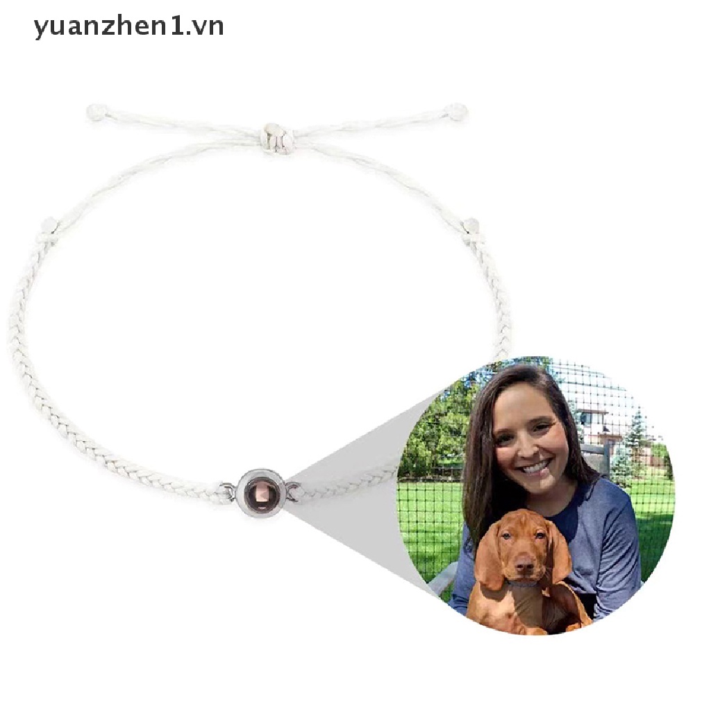 Vòng Đeo Tay Hình Tròn In Ảnh Cá Tính Làm Quà Tặng Kỷ Niệm Cho Cặp Đôi