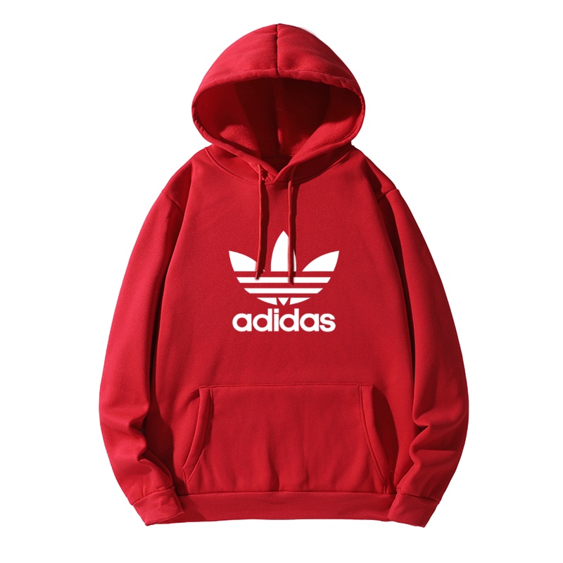 Áo hoodie Adidas họa tiết cỏ ba lá size S-4XL tùy chọn