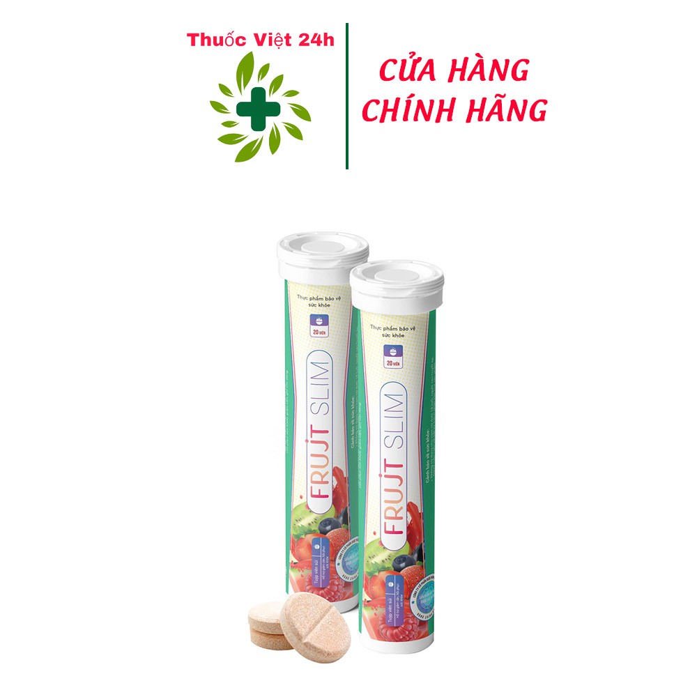 Viên Sủi Frujt Slim - Giúp hỗ trợ giảm béo & tăng cường chuyển hóa chất béo