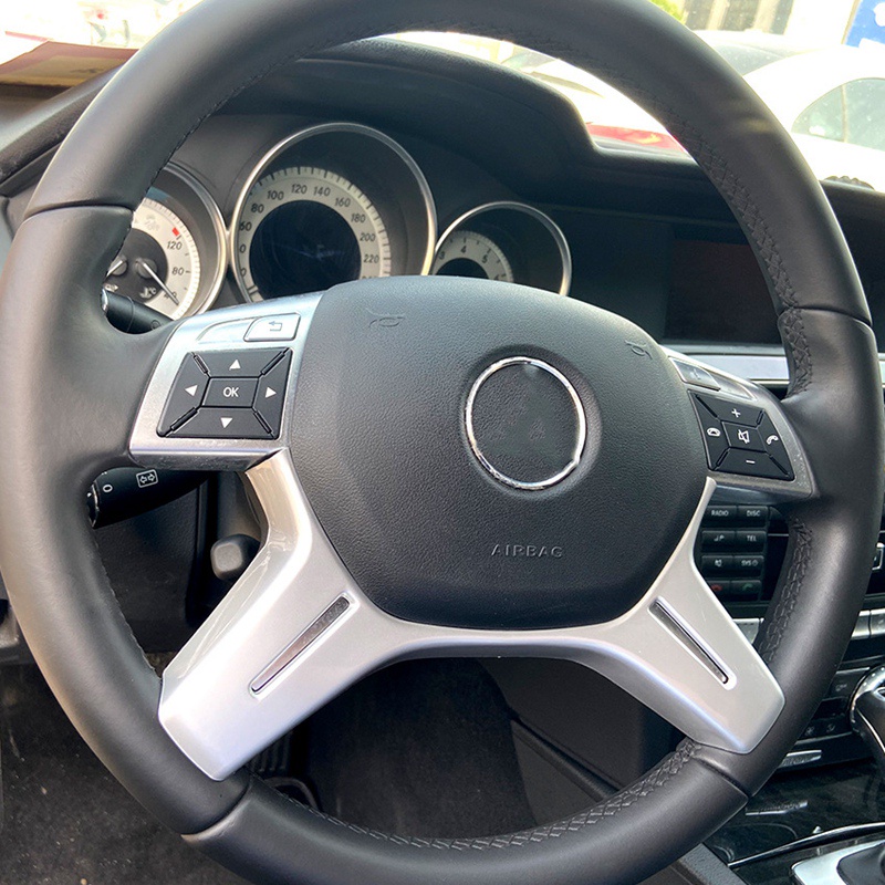 Ốp viền vô lăng xe hơi Mercedes Benz C E GLK CLS M Class