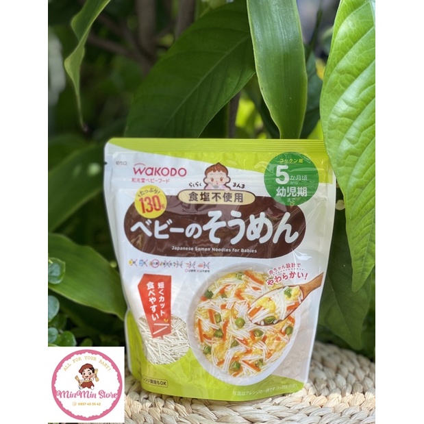 MÌ SOMEN, UDON, NUI TÁCH MUỐI WAKODO CHO BÉ ĂN DẶM