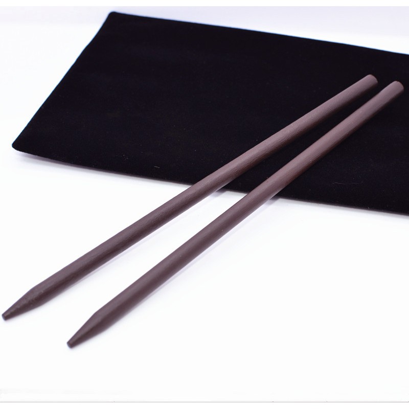 [Nguyên liệu làm trâm] 1 cán trâm gỗ tròn 18cm và 15cm