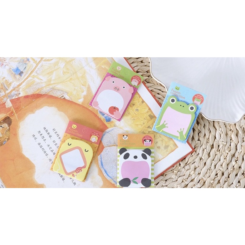 Giấy note Fusen hình động vật đáng yêu