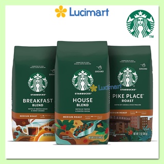 Cà phê Starbucks rang xay sẵn 100% Arabica Coffee gói 340g New