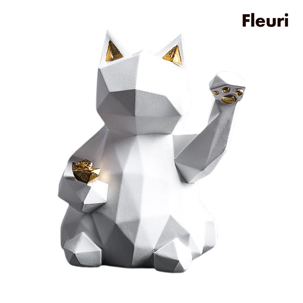 Tượng Mèo May Mắn Trang Trí Nội Thất