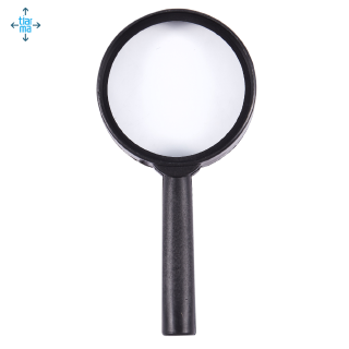 Kính Lúp Cầm Tay 40mm Lens 3x