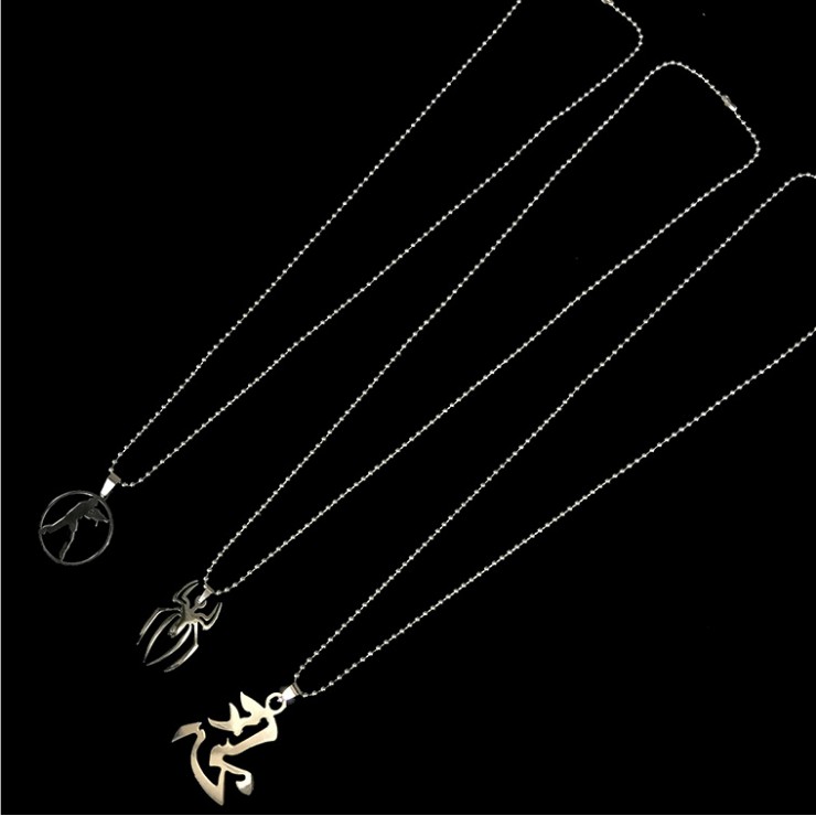 13999Korean version of INS tide people retro text necklace gadgets Harajuku dark wind wild couple models