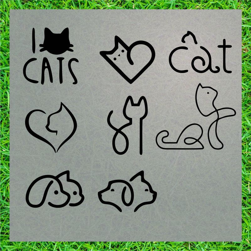 Hình ủi nhiệt lên áo theo yêu cầu, sticker mèo ủi áo ,logo đáng yêu cực đẹp