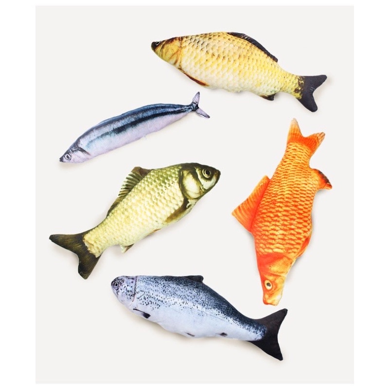 ĐỒ CHƠI CÁ CATNIP NHỒI BÔNG CHO MÈO