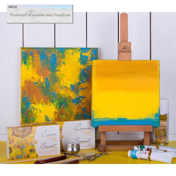 MÀU SƠN DẦU SONNET 12 NEVSKAYA PALITRA - STUDIO OIL COLOURS  [Hàng Chính Hãng]