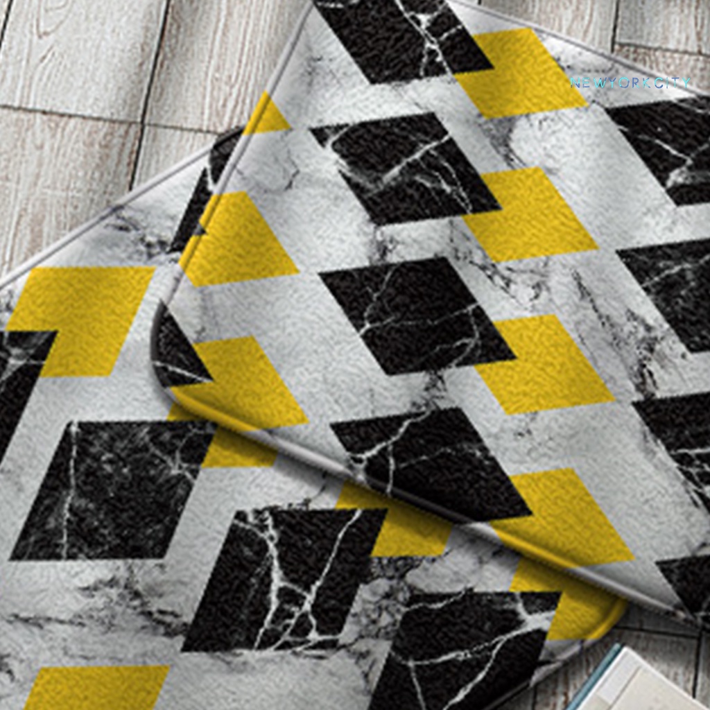 Thảm Chùi Chân Mềm Mại Chống Trượt Kết Cấu Flannel Dành Cho Nhà Tắm