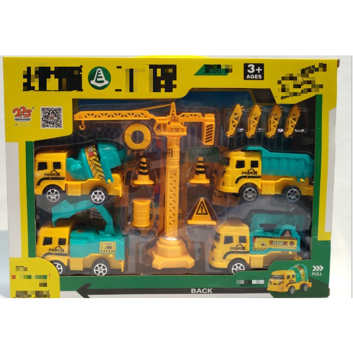 [Hàng Sẵn] Xe Tải Xây Dựng Đồ chơi Máy Xúc Vận chuyển