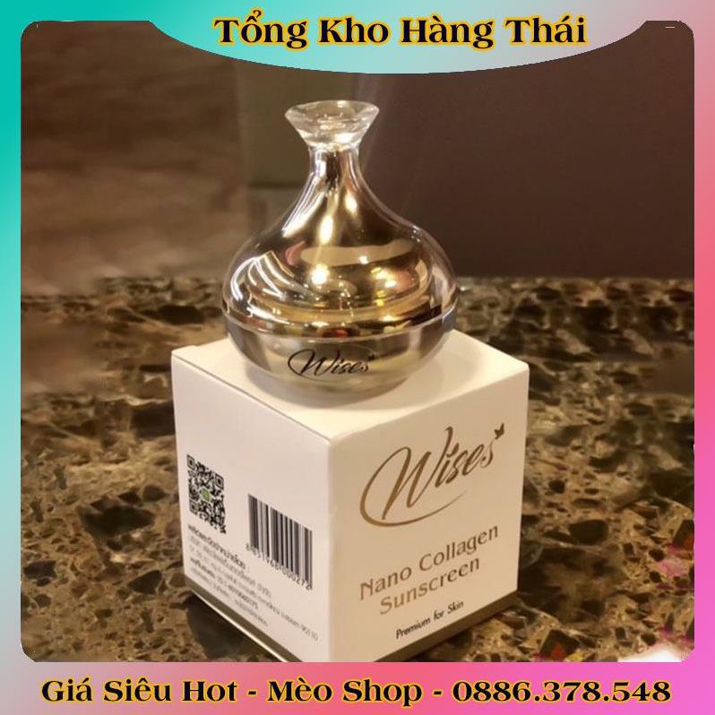 Kem dưỡng chống nắng Wise Nano Collagen Thái Lan - Hàng Mới Về Date Xa chính hãng