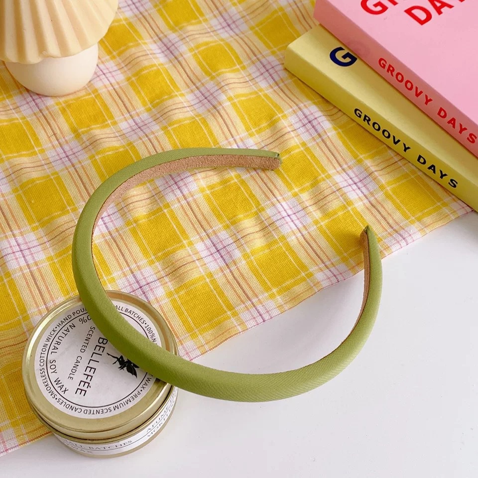 Băng Đô Cài Tóc Bằng Vải Nhiều Màu Sắc Dễ Thương Dành Cho Nữ