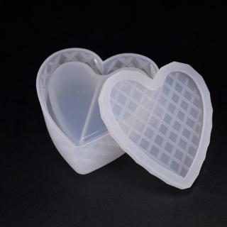 Khuôn Silicon Làm Đồ Trang Sức Hình Trái Tim Độc Đáo